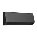 Fantasia KITO wandlamp zwart, SMD LED 3,8W, 490 lumen, 3000K warm wit licht, IP65 voor buiten