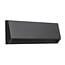 Fantasia Aplique Kito negro, LED SMD 3,8W, 490 lúmenes, 3000K blanco cálido, IP65, 220-240V, 220 x 80 x 36 mm