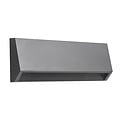 Fantasia Kito wandlamp voor buiten, grijs kunststof, ingebouwde SMD LED 3,8W, 490 lumen, 3000K, IP65, 220 x 80 x 36 mm