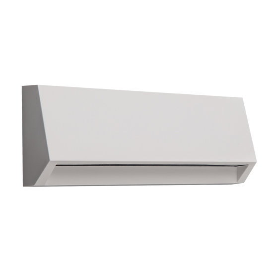 Fantasia KITO wandlamp buiten, wit kunststof, SMD LED 3,8W, 490 lumen, 3000K, IP65, 220-240V