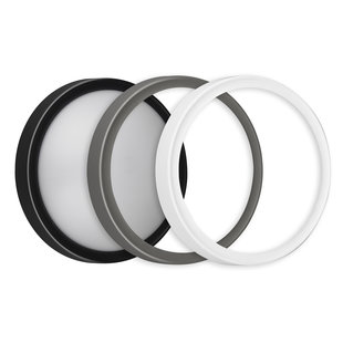 Fantasia Milo round outdoor wall light IP65 black/grey/white