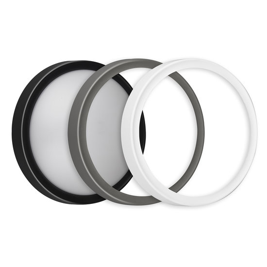 Fantasia Milo ronde wandlamp buiten, IP65, SMD LED 8W 840 lumen, 3000K warm wit, Ø213 mm