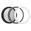 Fantasia Milo aplique de pared exterior redondo, IP65, LED SMD 8W 840 lúmenes, 3000K blanco cálido, Ø213 mm