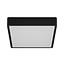 Fantasia GOA plafón/aplique cuadrado negro, LED SMD integrado 11,5W, 1380 lúmenes, 3000K, IP65