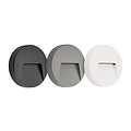 Compacte muurverlichting IP65 geleverd in 3 kleuren 2.8W rond