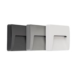 Fantasia SIBO LED wandlamp IP65 vierkant, 3 covers