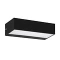 Fantasia Fantasia Logan aplique de pared LED exterior, negro, IP65, haz arriba y abajo, 950 lúmenes, 9,5W, 3000K blanco cálido