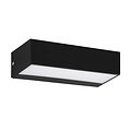 Fantasia Logan applique murale LED extérieure, noire, IP65, faisceau haut et bas, 950 lumens, 9,5W, 3000K blanc chaud