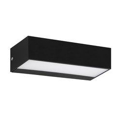 Fantasia Logan aplique LED exterior negro IP65 950 lúmenes