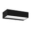 Fantasia Logan LED buitenwandlamp, zwart, IP65, op-en-neer licht, 950 lumen, 9,5W, 3000K warm wit