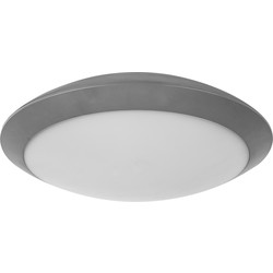 Waterdichte grijze plafondlamp met veel licht IP65