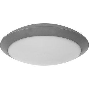 Waterproof gray ceiling lamp with a lot of light IP65