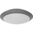 Fantasia Velan LED-Deckenleuchte, grau, IP65, 1900 Lumen, 15,5W, 3000K warmweiß, Durchmesser 300 mm, Höhe 85 mm