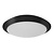 Plafón impermeable negro con mucha luz IP65
