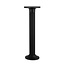 Black tubular outdoor bollard 6W IP65