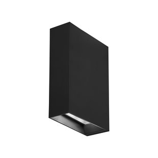 Super flat black wall lamp light above and below of 5.7 Watt