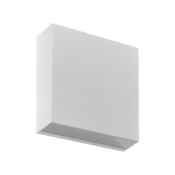 Aplique de pared ancho plano fino blanco arriba y abajo IP65 5.7W