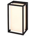 Fantasia Neres LED wandlamp voor buiten, zwart, IP65, 9W SMD LED, 1100 lumen, 3000K warm wit licht