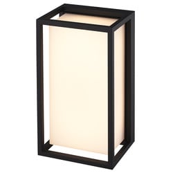 Aplique de pared exterior Fantasia Neres, negro, IP65