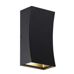 Fantasia IPSO wandlamp buiten zwart IP65 licht op en neer