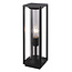 Fantasia Fantasia Kelso garden pole 500mm, matte black aluminium and glass, E27 socket max 15W, IP65 for outdoor use