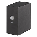 Fantasia Ragnar zwarte solar buitenwandlamp met bewegingssensor, IP65, CREE LED 2W 3000K