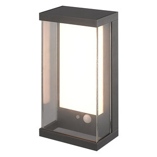 Schöne Außenwandleuchte mit Solarpanel 2W und Sensor