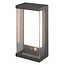 Fantasia Aplique Casar solar de exterior, LED SMD 2W 3000K, IP65, sensor de movimiento, aluminio negro