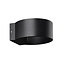 Fantasia Damir applique cylindrique extérieure, aluminium noir, LED COB 6W 540 lumens, 3000K, IP54