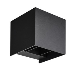 Applique Fantasia Nuala noire extérieure IP54 LED orientable