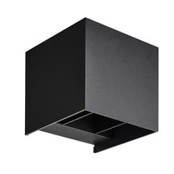 Fantasia Nuala Wandleuchte außen schwarz IP54 verstellbare LED