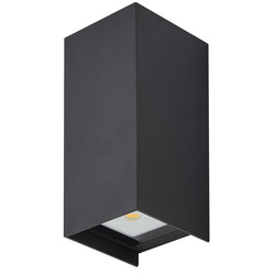 Fantasia ISIK black wall light IP54 outdoor lighting