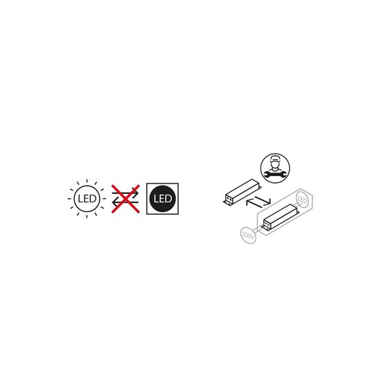 Schwarzer Außenstrahler für Wand oder Pfosten 1x3W mit Downlight IP65