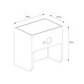 Belle applique murale de 2 Watt avec panneau solaire et capteur