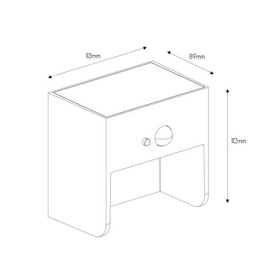 Hübsche 2-Watt-Wandleuchte mit Solarpanel und Sensor
