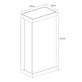Fantasia CASAR solar wandlamp buiten, 2W SMD LED 3000K, IP65, bewegingssensor, aluminium, zwart
