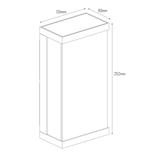 Precioso aplique de exterior con panel solar 2W y sensor