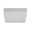 White square ceiling lamp or wall lamp IP65 1900 lumens