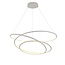 Grote witte spiraal hanglamp 105W LED 90 cm en tot 3m pendel