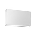 Aplique de pared potente blanco para exterior IP65 ultraplano 1340 lumens