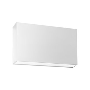 Aplique de pared potente blanco para exterior IP65 ultraplano 1340 lumens