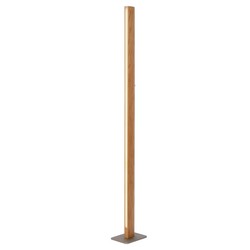 Holzfarbene dimmbare lange Stehlampe 32W 3000K