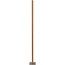 Wood-coloured dimmable long floor lamp 32W 3000K