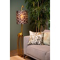 Stately giraffe matt gold/brass floor lamp E27