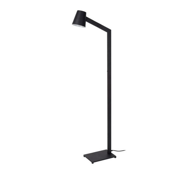 Practical and stylish black reading lamp E14