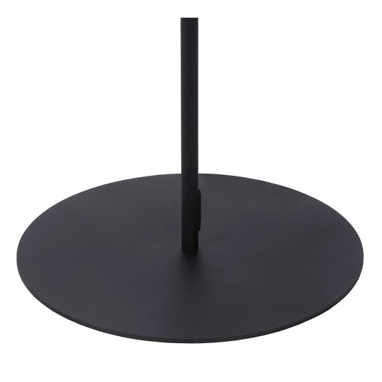 Lampadaire en laiton avec abat-jour rond E27 diamètre 30cm