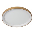 Warm round gold/brass ceiling lamp 48 cm dimmable 38W