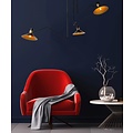 Adjustable playful ceiling lamp 3xE14 black with brass