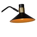 Adjustable playful ceiling lamp 3xE14 black with brass