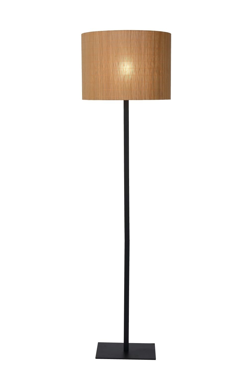 Stehlampe mit | helles schwarzer zeitgenössisches Holz E27 Skandinavisches